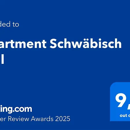 Apartment Schwaebisch Hall Apartamento *